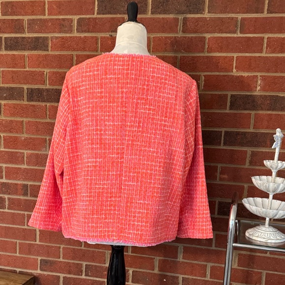 J. Jill Clemtineu Dahlia Tweed XL Petite Blazer - Picture 5 of 10